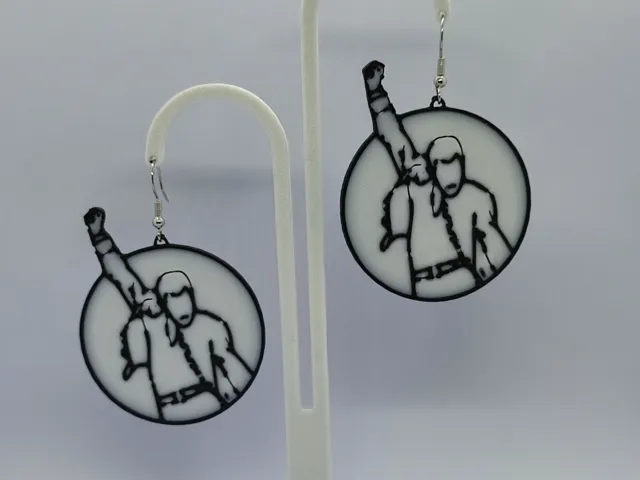 Pendientes Freddie Mercury