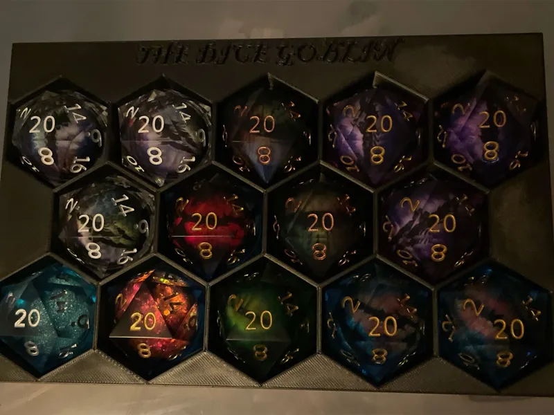 TDG Dice Tray (L-Sized D20)