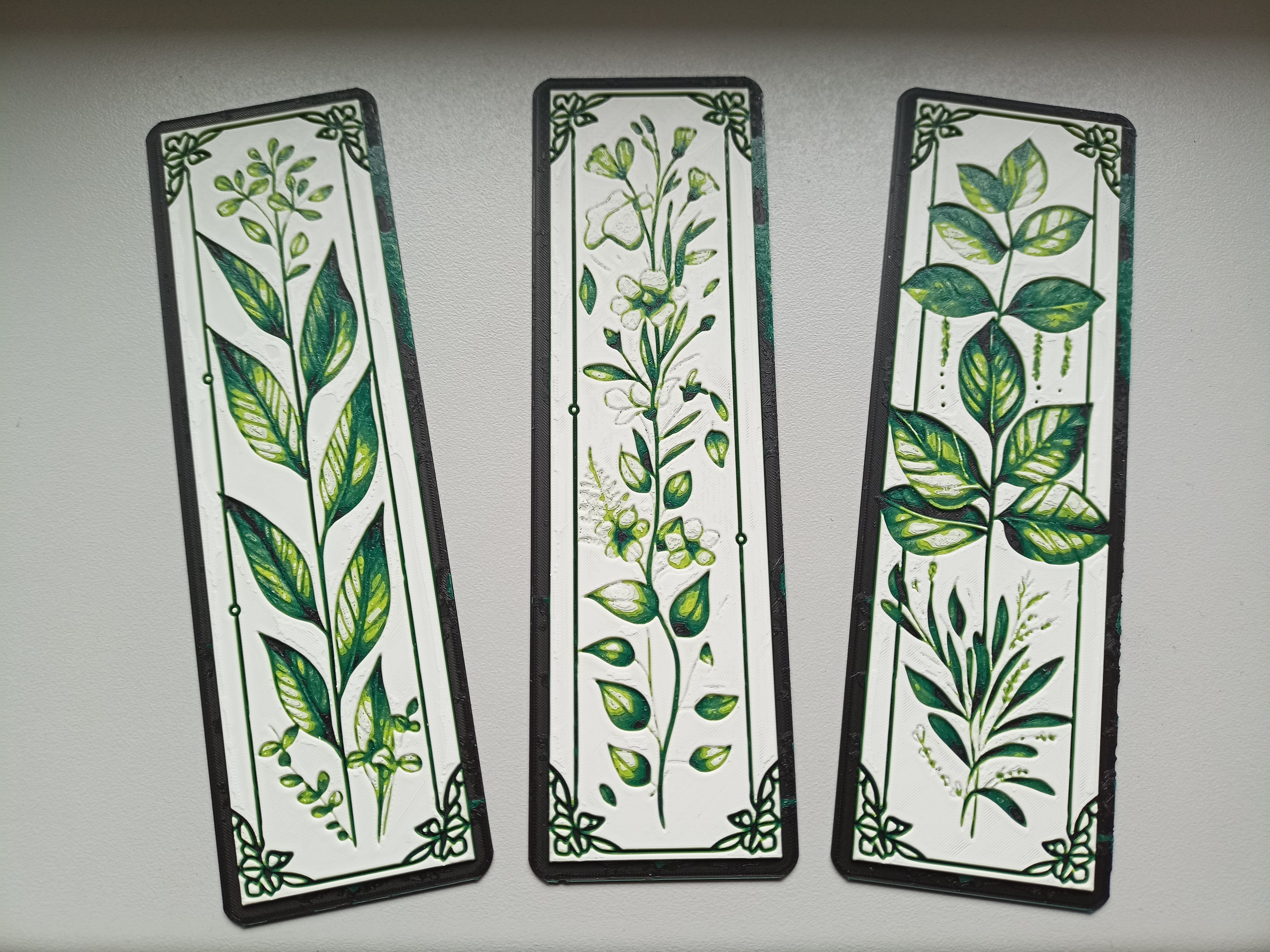 Miniatura 7 do modelo 3D "Floral Elegance" - Bookmarks Set