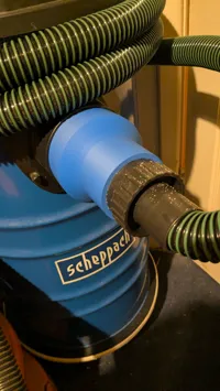 Adaptateur d'aspiration Scheppach DC100 vers Festool 58 mm — photo 3