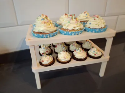 Cupcake stand - Stackable, Foldable & Portable