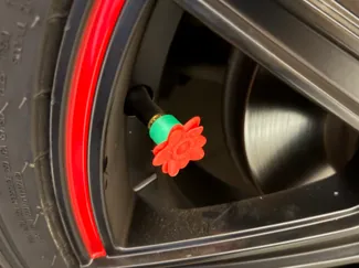 Flower Tire Valve Cover for Car or Bike