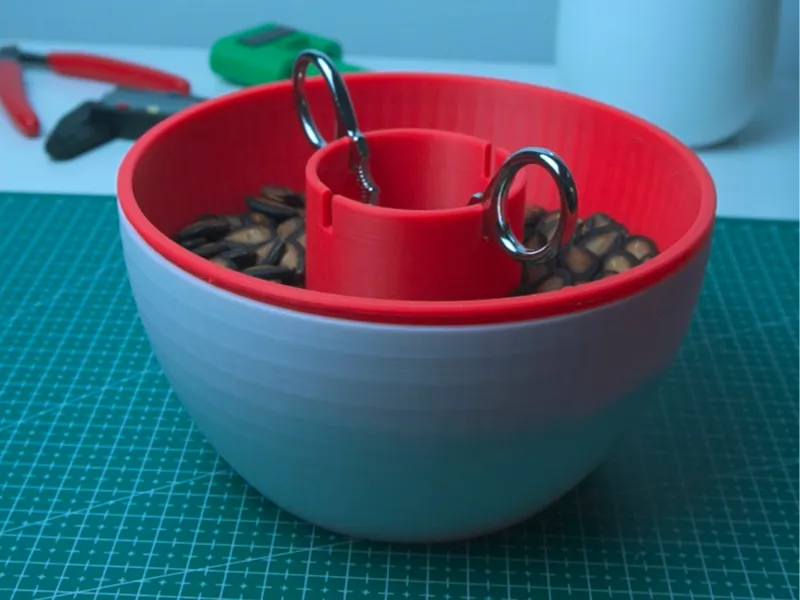 Watermelon seeds snack bowl
