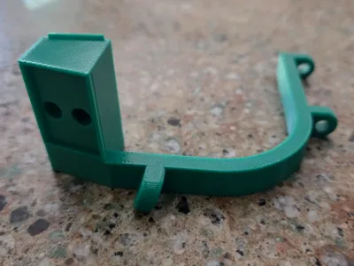 External ptfe guide with adapter block