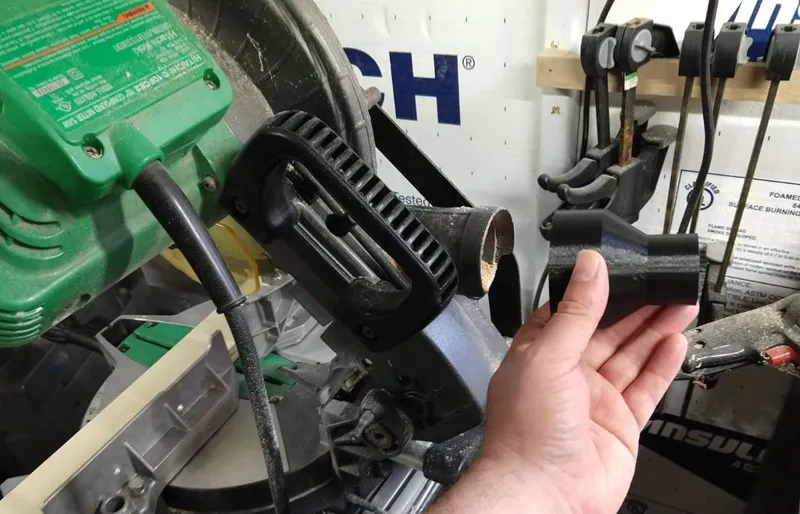 1.25-2.375 hose adapter (Chop saw dust collection)