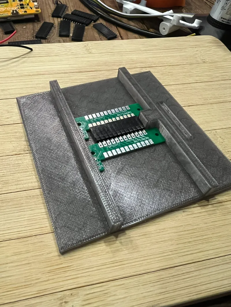 Soldering Jig for Automatic Pill Dispenser Project