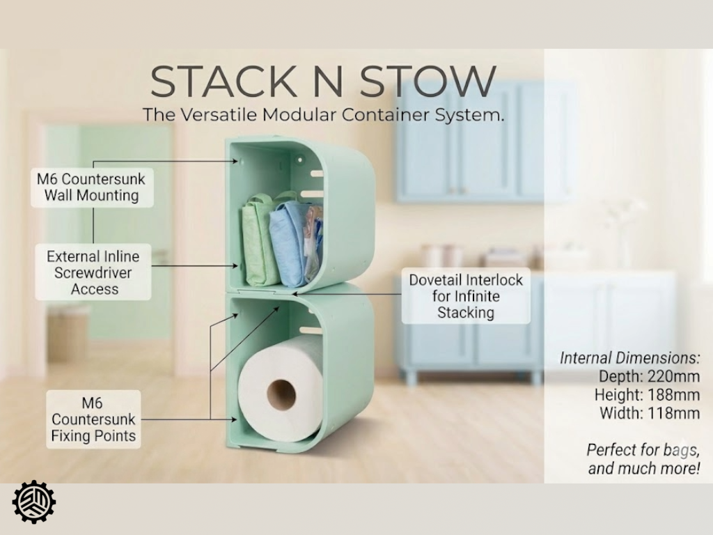 Stack N Stow - Modular Wall Storage