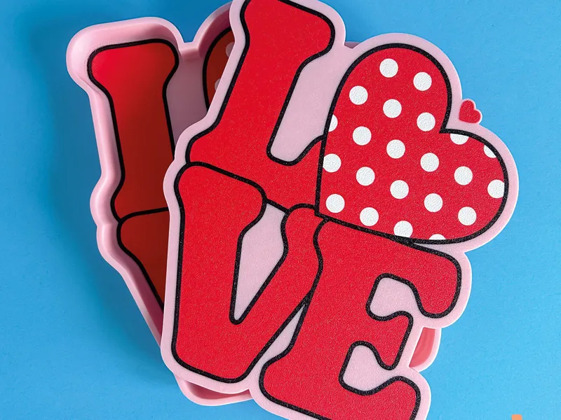 LOVE Heart Trinket Tray Dish with Optional Lid