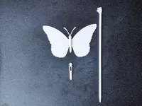 For coloring - Butterfly #2 - 0.2mm layer, 2 walls