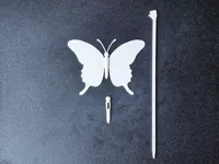For coloring - Butterfly #4 - 0.2mm layer, 2 walls