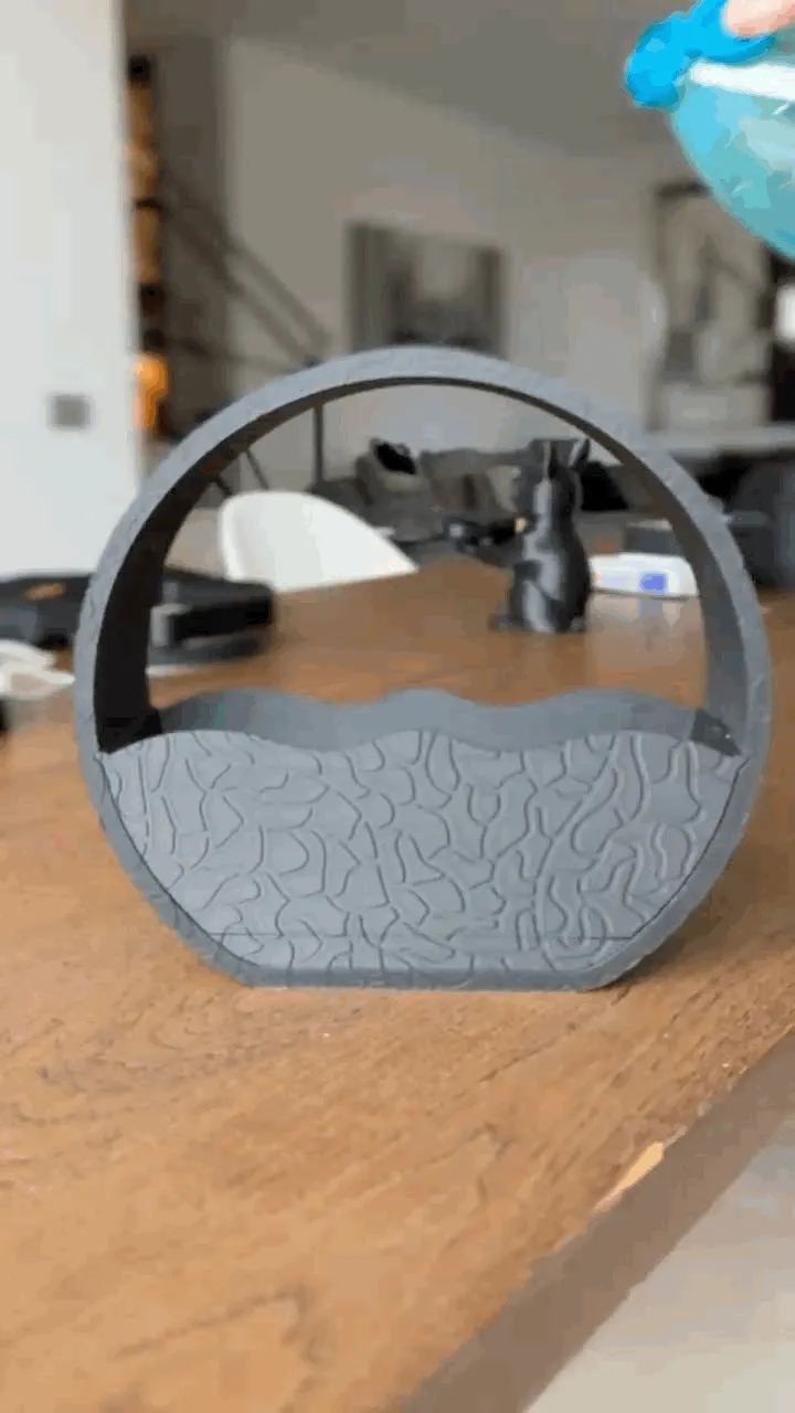 Zen Circular VASE Minimalist Self-Watering System view 4