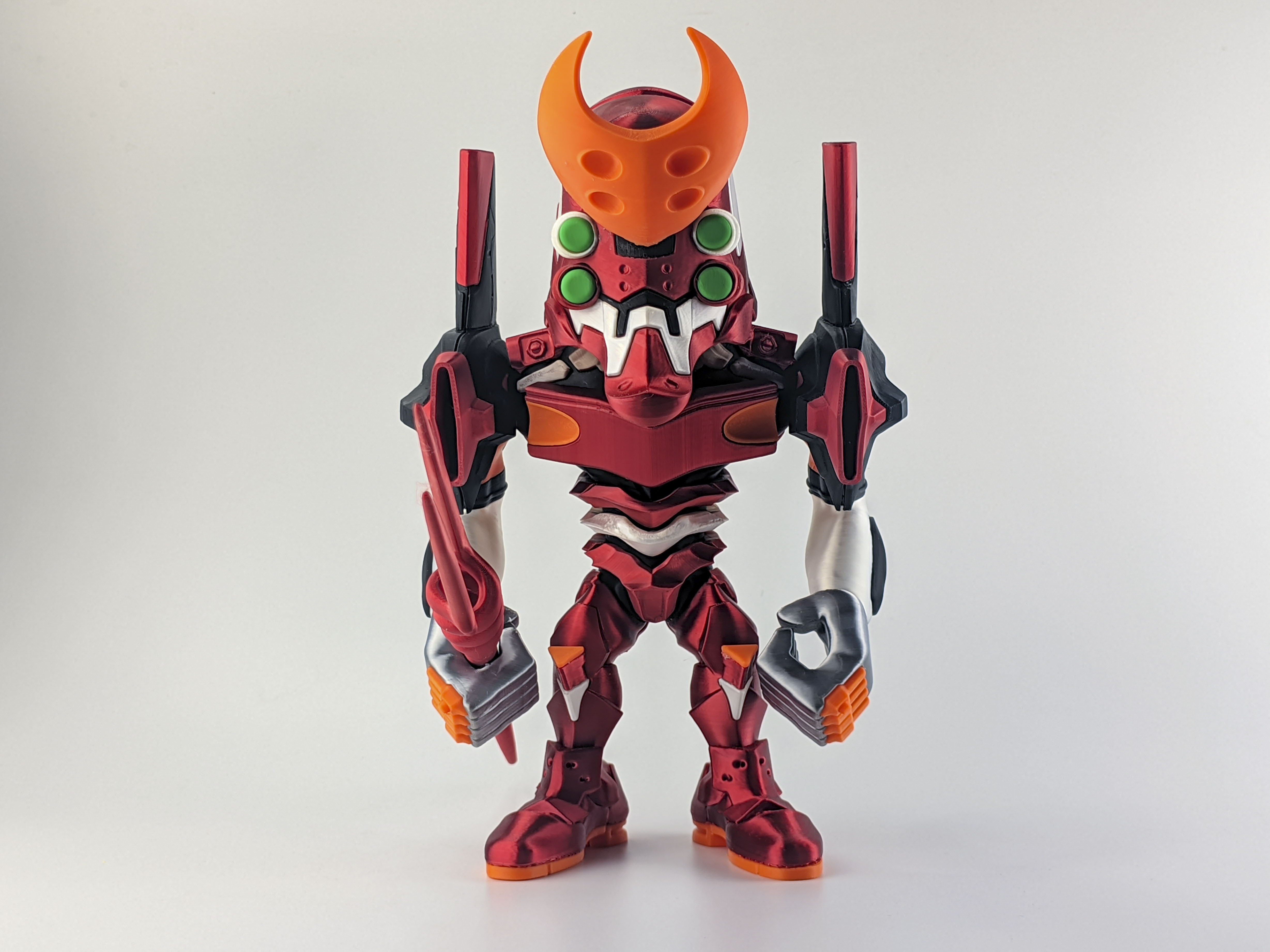 Miniatura 2 do modelo 3D EVA二号机Q版（拆件）