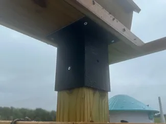Bird Feeder Mount for 4x4 post