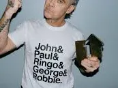 robbie williams beatles t-shirt