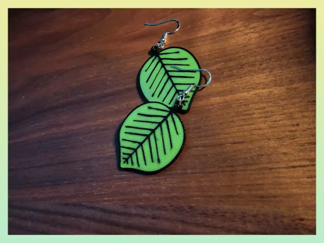 Earring leafs