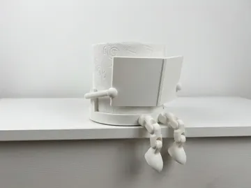 Soporte: Articulated toilet roll holder Helios 3d — vista de referencia 3