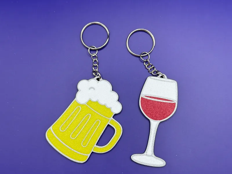 Wine & Beer Keychains
