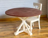 Table et chaise de maison de poupée à l'échelle 1:12 — photo 4