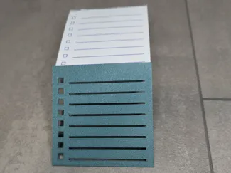 Einfache To-Do Schablone 9x9 cm