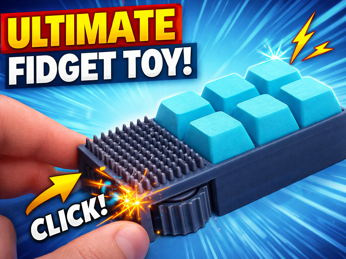 Clicker Fidget – Rotating Click Wheel