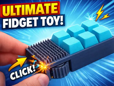 Clicker Fidget – Rotating Click Wheel