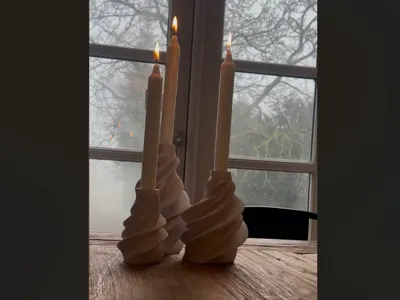 Spiral Candle holders 
