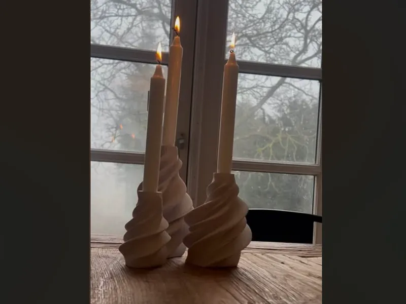 Spiral Candle holders 