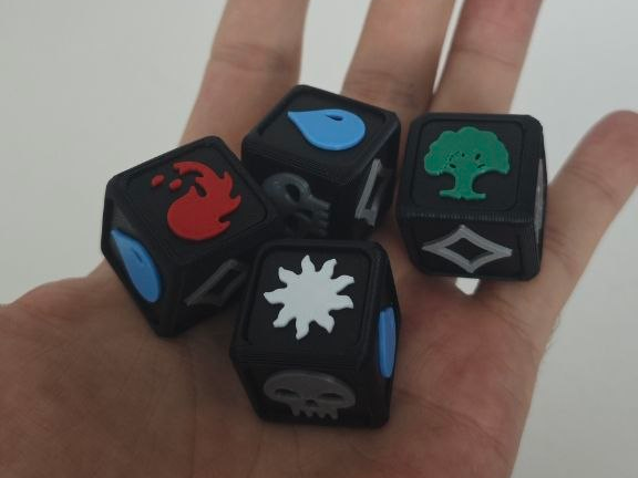 Dados de maná MTG