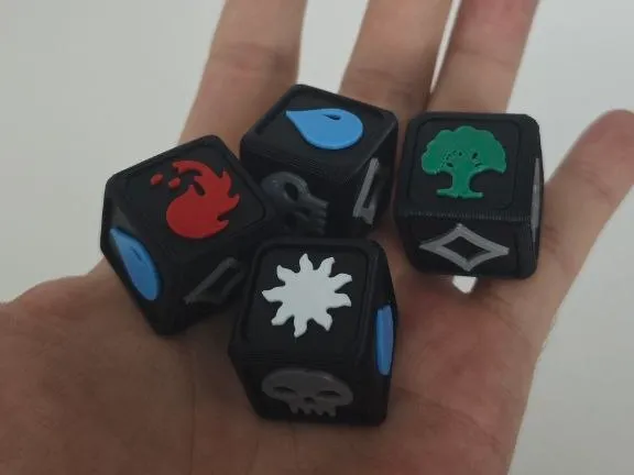 Dados de maná MTG