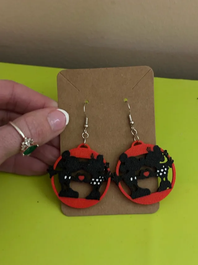 Mickey and Minnie Earrings