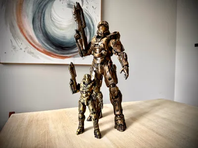 Halo Master Chief Display Model - Ultra Detailed!