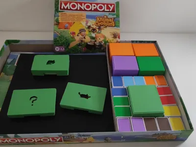 insert pour Monopoly animal crossing