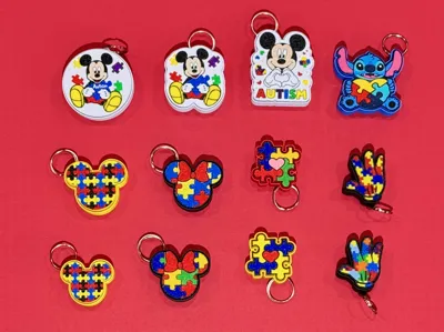 Disney Autism Awareness Keyboard Clickers by Jedi_Mickey MakerWorld ...