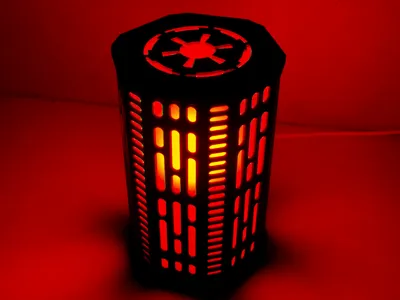 Sci-Fi Desk Lamp with Interchangeable Fandom Lids