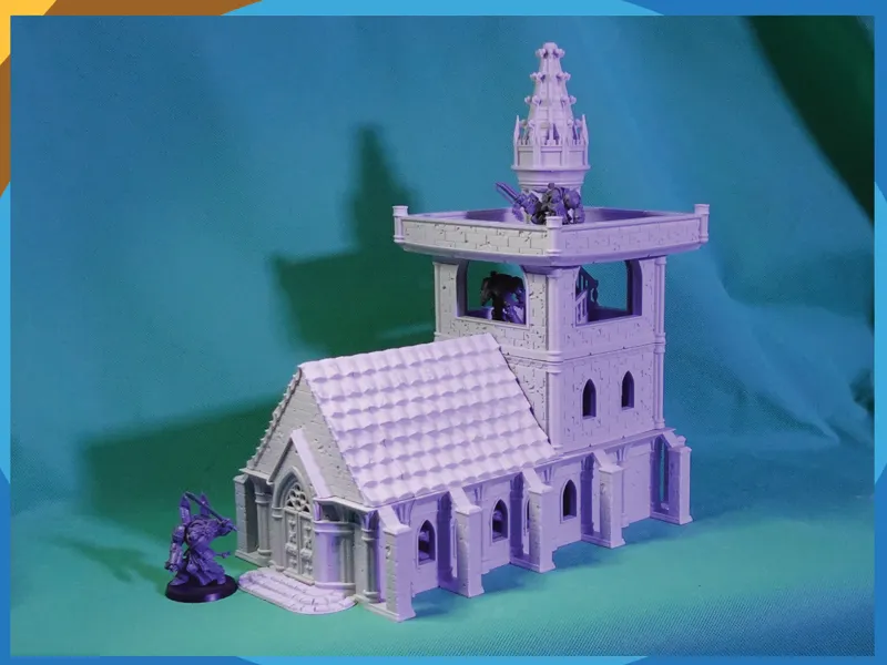 Grim Dark Gothic Church, Set B, Tower