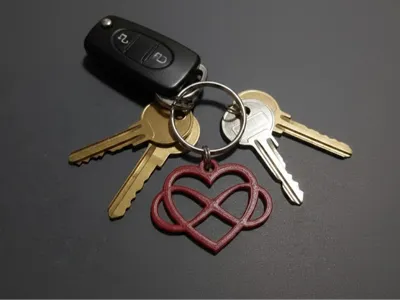Infinity Heart Keychain