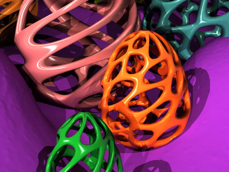 Voronoi Easter Egg