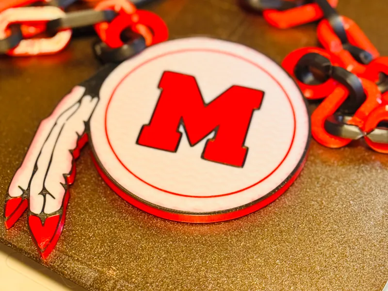 Menlo Elementary School Mult-Color Hype Chain