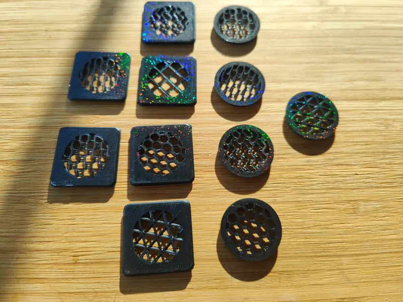 Bambu A1/A1 Mini Fan Cover - Customizable Grill