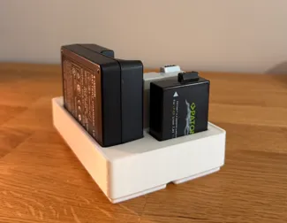 Canon DSRL Charger + Battery Gridfinity box