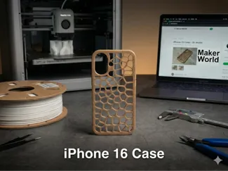 iPhone 16 Voronoi Case