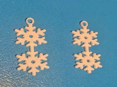 Double Snowflake earrings