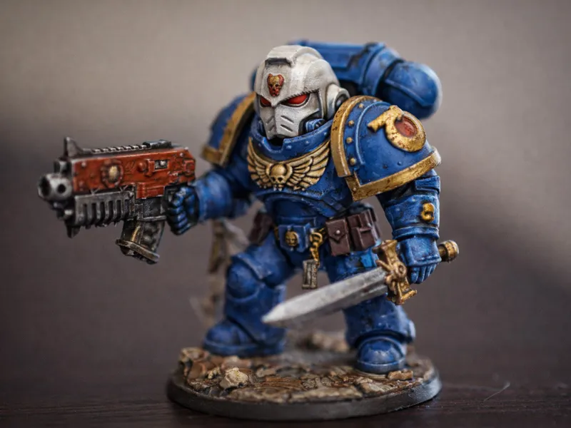 Space Marine Whit sword!