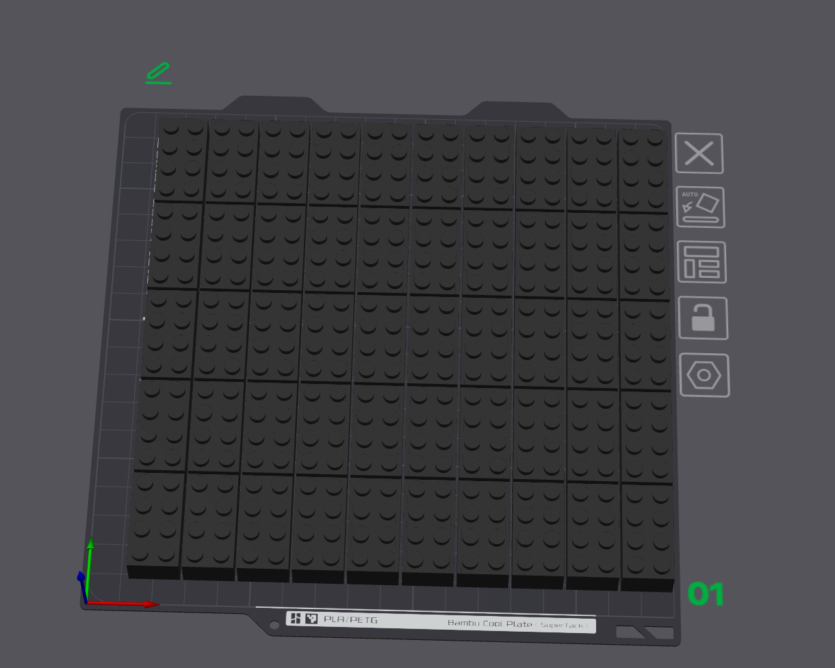 Miniatura 2 do modelo 3D 2x4 Modular Building Brick