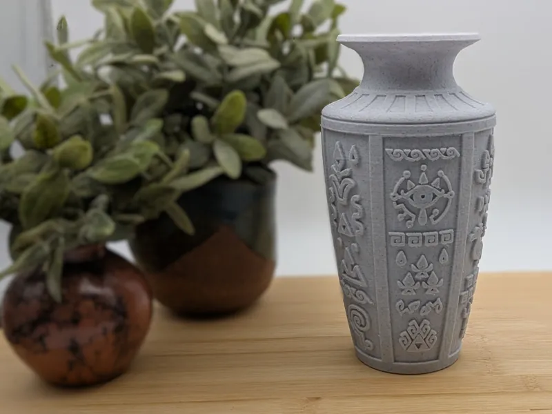Zelda TOTK Sheikah-Inspired Vase