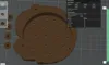 with drain holes 0.2mm layer, 3 walls, 10% infill 