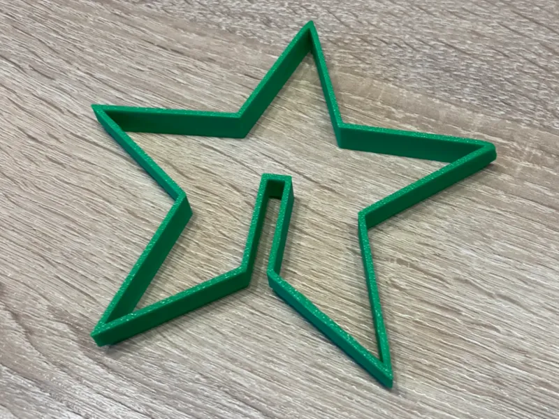 Stern Ausstechform für 3D-Kekse, Weihnachten