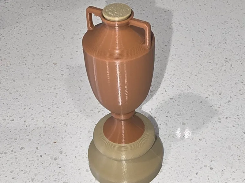 The Ashes cricket urn