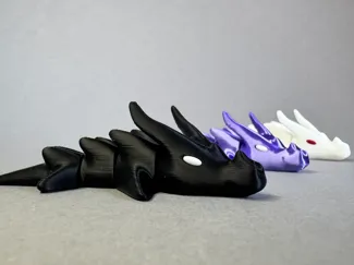 Mini Articulated Dragon - Print in place - NO AMS