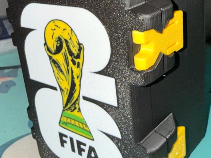 Caixa de Armazenamento para 1000 Figurinhas da Copa do Mundo
